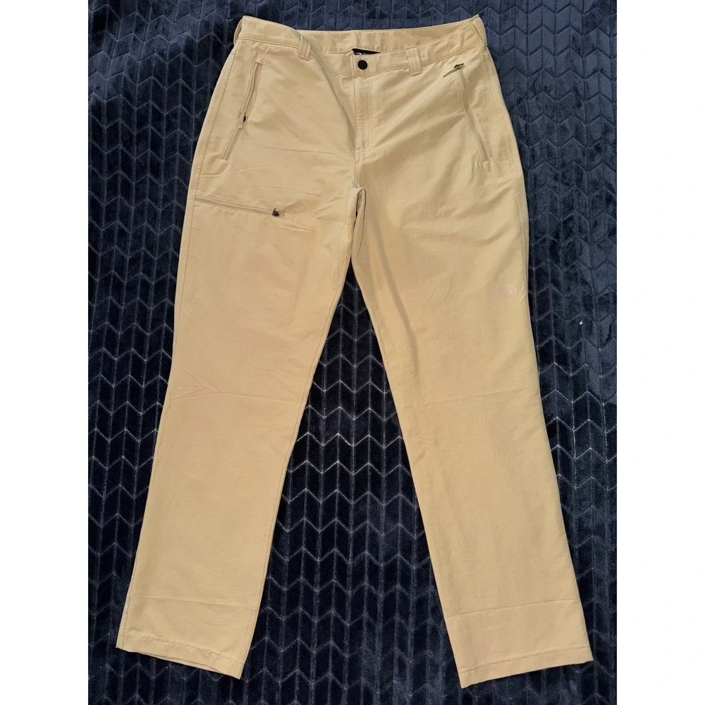 The North Face Men's Pants Retrac Tech III Flashdry Hiking Climbing Khaki Sz 36